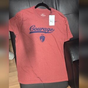 Nike Men's Red Courage Graphic T-Shirt Size M